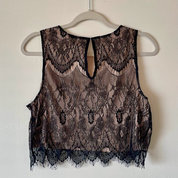 Black Lace Express Tank Top - Picture 2 of 2